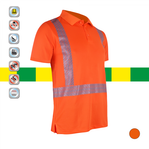 NEON_LINE  Nature Polo-Shirt